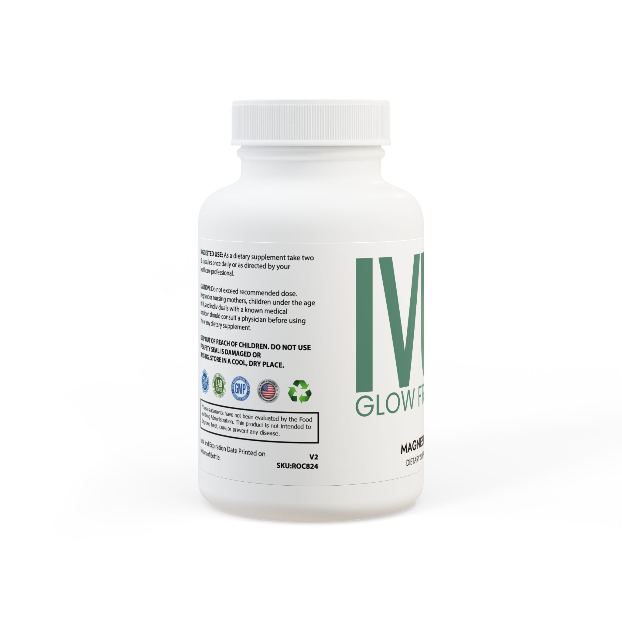 Magnesium Glycinate Supplement (60 Capsules)