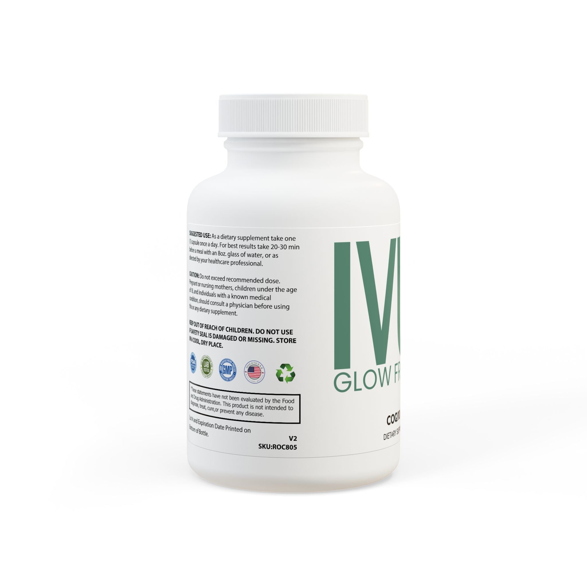 CoQ10 (Ubiquinone) Supplement (30 Capsules)