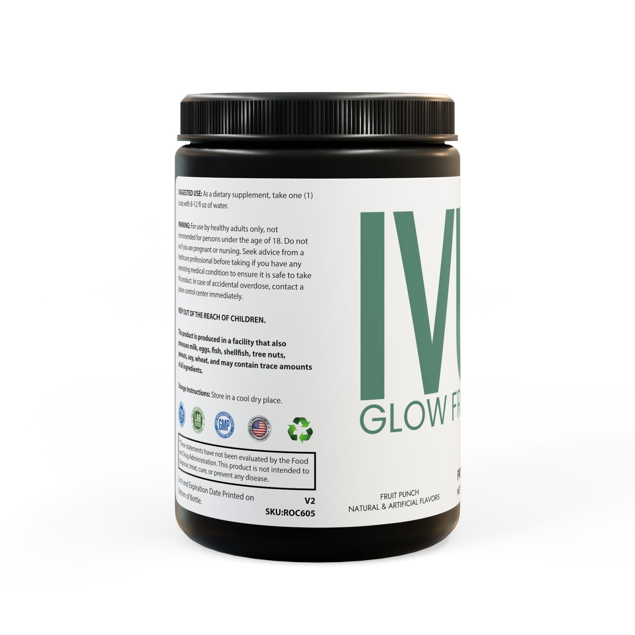 Pre-Workout Supplement, Fruit Punch (204g, 7.1oz)