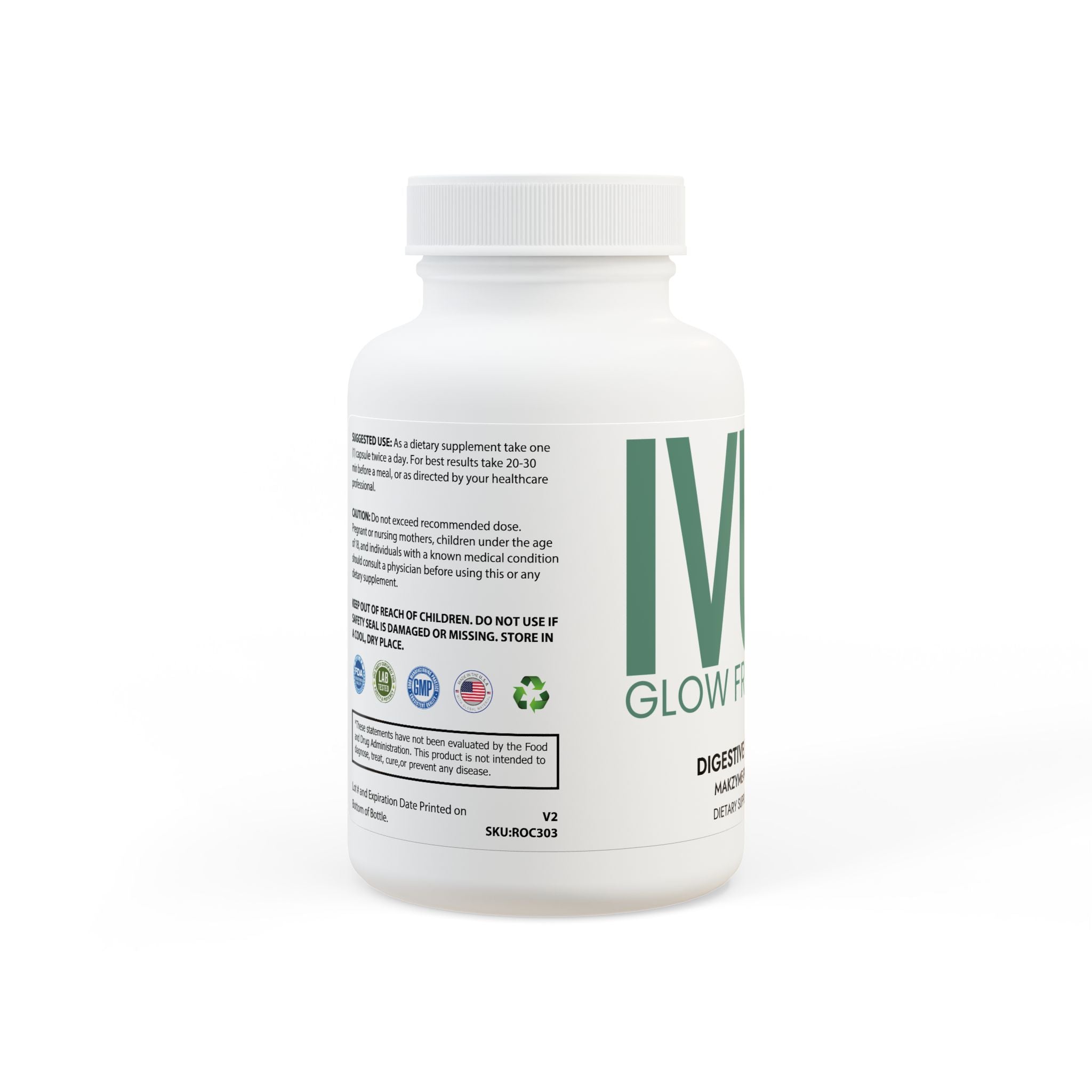 Digestive Enzyme Blend Supplement (60 Capsules)