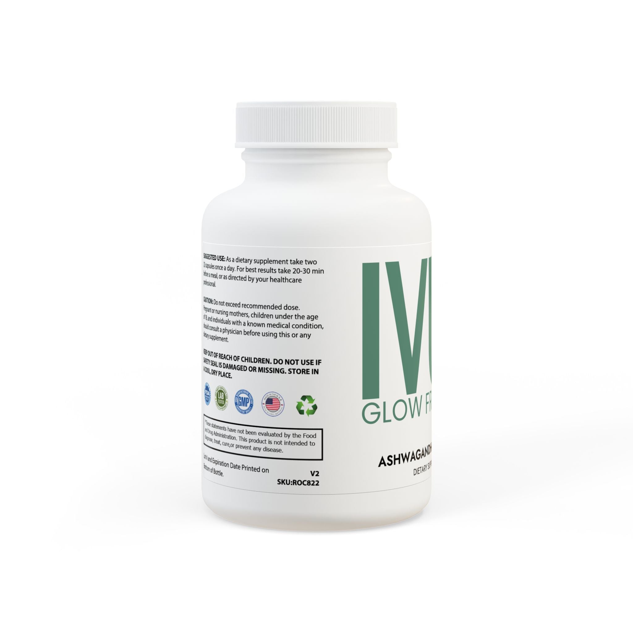 Ashwagandha and Black Pepper Supplement (60 capsules)