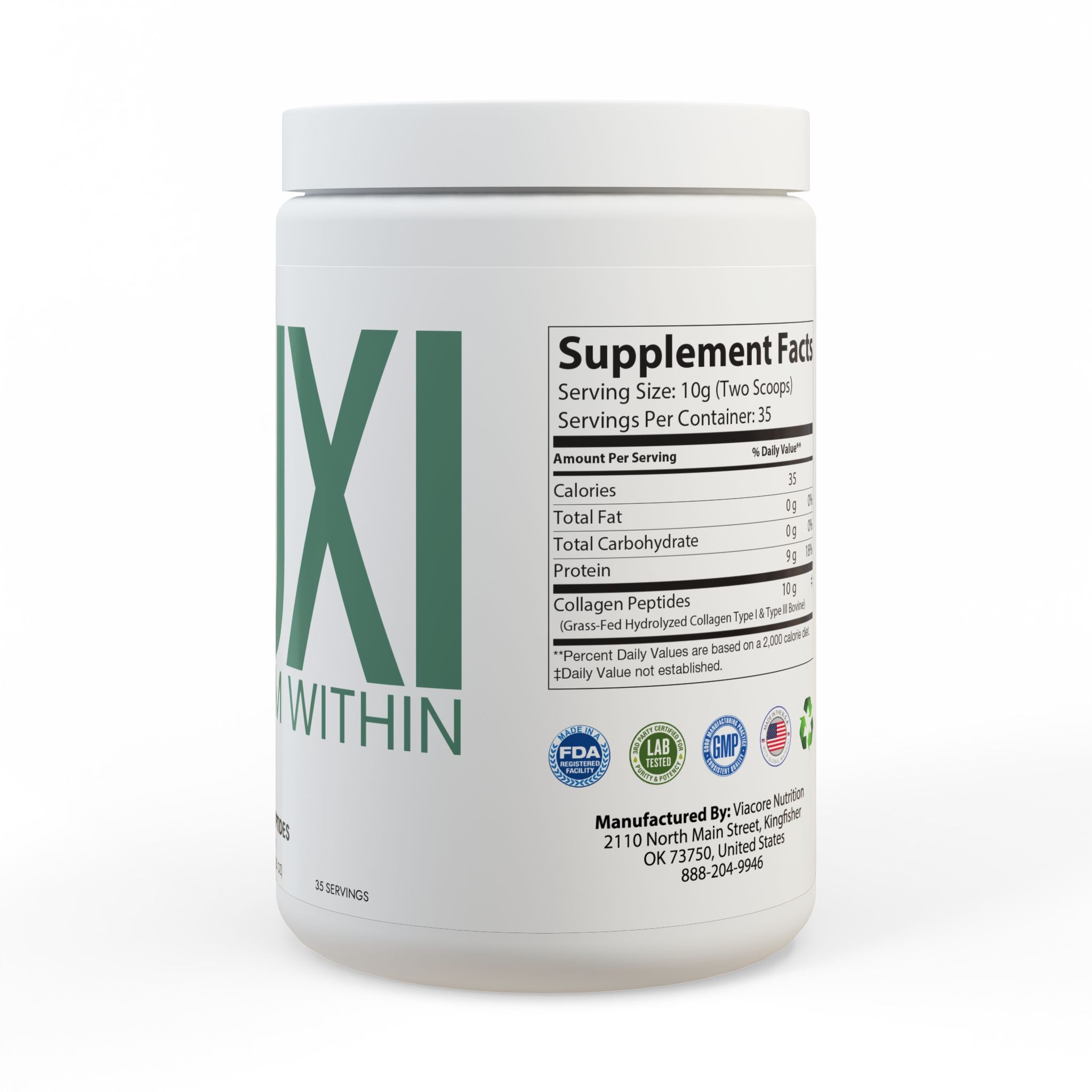 Collagen Peptides Type I & III Supplement (350g, 12.3oz)