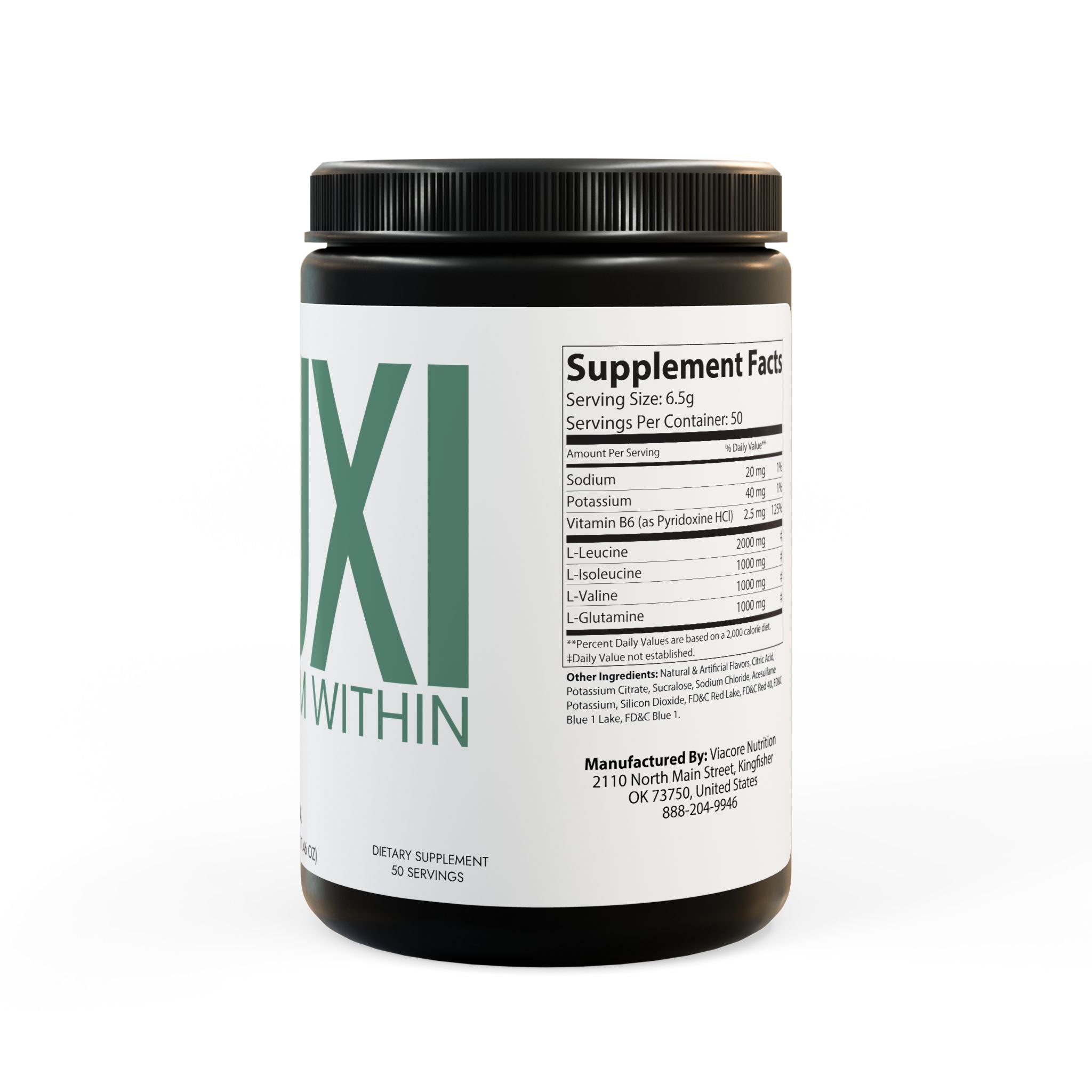 BCAA Supplement, Grape (325g, 11.46oz, 50 servings)